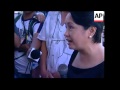 President Arroyo Visits Site Of Mudslide Deaths