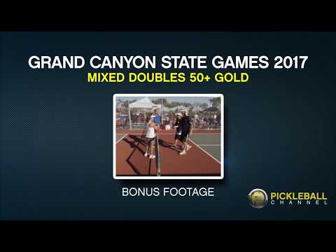 BONUS FOOTAGE: Mixed Doubles 50+ Gold from Grand Canyon State Games 2017
