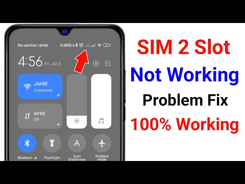 SIM 2 Slot Not Working Problem Solve | SIM 2 Slot Not Showing Problem Fix