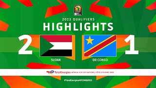 Éliminatoires de la CAN – Côte d’ivoire 2023 | Groupe B : Soudan 2-1 RD Congo