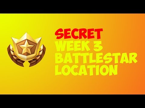 Season 5 Week 3 Secret Battlestar Location!! Fortnite: Battle Royale