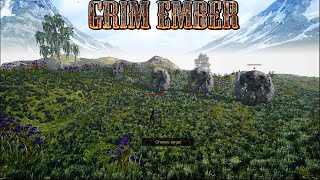 Medieval Fantasy Turn based Roguelite RPG!!   Grim Ember Gameplay   First Look