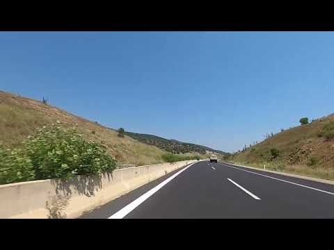 Grèce Autoroute Thessalonique vers Kavala, Gopro / Greece Highway Thessaloniki to Kavala, Gopro
