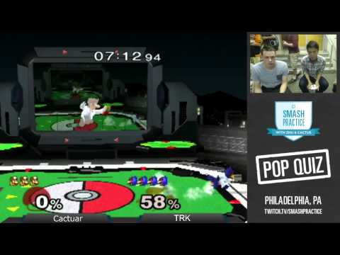 Pop Quiz I - Winners Round 5 - Zhu (Falco) vs Velocity (Doc) - SSBM Smash Melee
