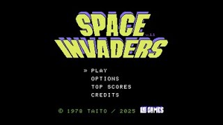 COMMODORE 64 += SPACE INVADERS =+ NEW PORT GAME 2025
