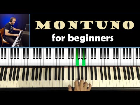 Latin Piano Lesson - How To Play Easy Montuno