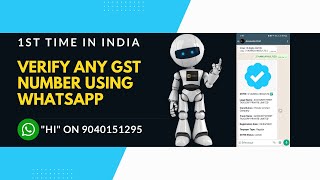 How To Verify Any GST Number From Whatsapp | GST Number From Whatsapp For Free | Accounts First