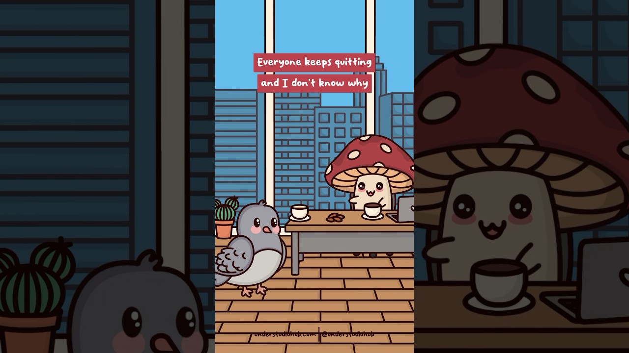 The No. 1 Reason Why People Quit ⌛️ Manager Mushroom | Animation Meme | Original Audio: Sarai Marie