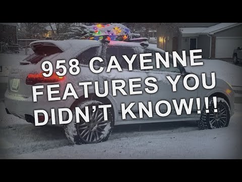 Hidden Features in the Porsche Cayenne 958