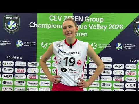 Weronika Centka-Tietianiec po meczu ŁKS Commercecon Łódź - A. Carraro Prosecco DOC Conegliano