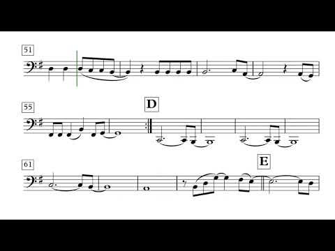 Viva La Vida – Bassoon Solo (Sheet Music)