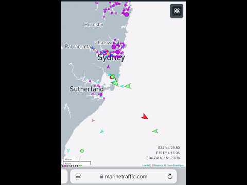 Thumbnail for The #QueenAnne passing #PortStephens on #MarineTraffic 🚢 #shorts #cruiseship #cunard