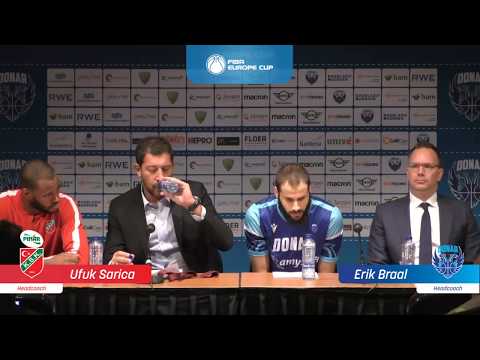 Persconferentie  Donar vs Pinar Karsiyaka  201119