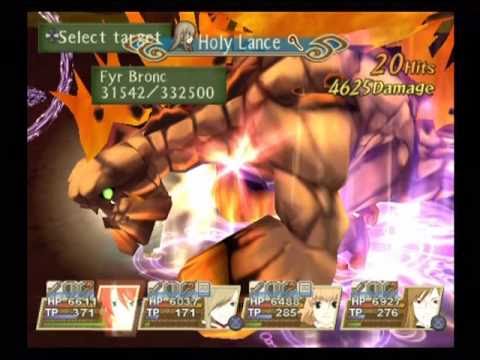 Tales of the Abyss:[Boss 17] Fyr Bronc [No Items/No Death/Unknown Mode]