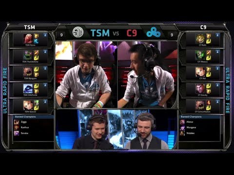 TSM vs Cloud 9 URF match | Super Mega Fun Ultra Rapid Fire show match! Aprils Fools special LOL!