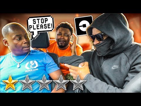 Picked My DAD Up In An UBER UNDER DISGUISE As A ROBBER PRANK!!