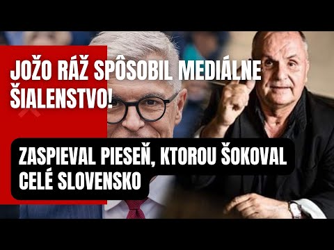 Jožo Ráž spôsobil mediálne šialenstvo! Zaspieval pieseň, ktorou šokoval celé Slovensko