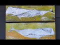 Alice ART Gelatine Druck Wale Gelli Print Whales