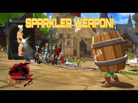 AQ3D How To Get The SPARKLER Weapon?
