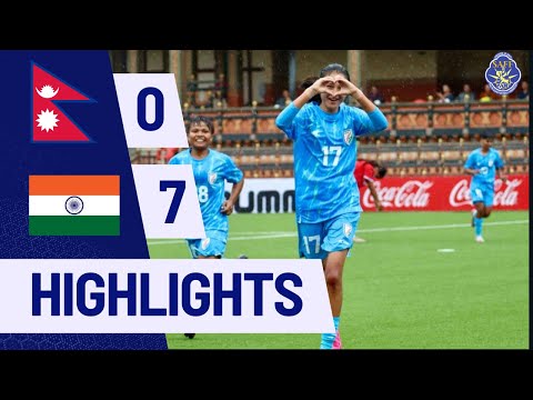 Campionato femminile SAFF U-17 2025 | NEPAL vs INDIA – Momenti salienti della partita