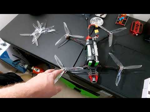 Emax Eco II 2807 7" Quad Motor Upgrade, GepRC 7" Crocodile, Caddx Vista HD Drone