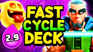 FAST CYCLE BRIDGESPAM DECK IN CLASH ROYALE 🤯 - Deck Guide by Jax