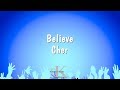 Believe - Cher (Karaoke Version)