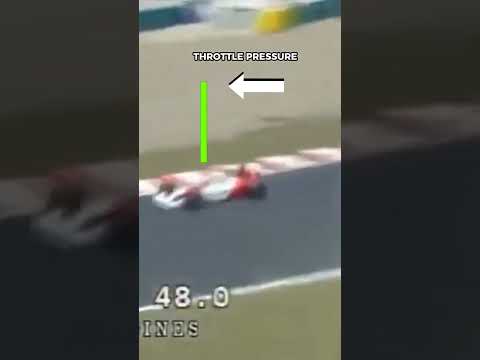 The Senna Throttle Technique Explained #f1 #senna