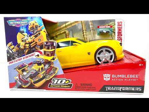 Micro Machines X Transformers BUMBLEBEE Playset Review