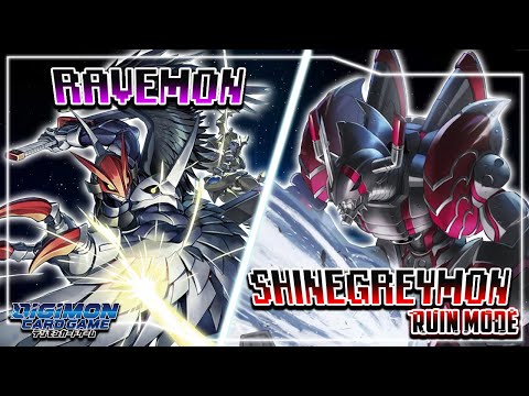 Digimon Card Game : Ravemon (Purple) VS Shinegreymon Ruin Mode [EX-04]
