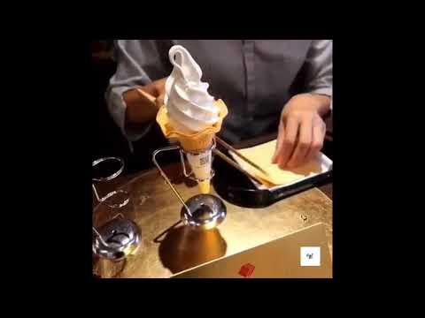 GOLD ICECREAM WORTH €10 *98% pure Gold*