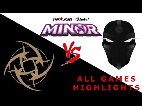 NiP vs TFT All Game Highlights StarLadder ImbaTV Dota 2 Minor Season 2 EU Qualifier