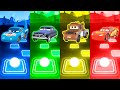 3D Cars Team Dinoco Doc Hudson Tow Mater Lightning McQueen Tiles Hop EDM Rush