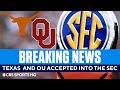 Texas and Oklahoma Get Accepted Into the SEC | CBS Sports HQ