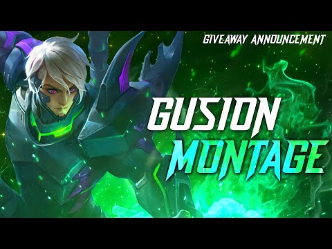 KING OF SPEED ⚡ GUSION V.E.N.O.M SKIN MONTAGE | BEST GUSION MONTAGE | 15 EPIC SKIN GIVEAWAY - MLBB