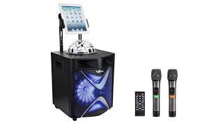 Karaoke Machine for Adults & Kids, VeGue Wireless Portable Karaoke Machine