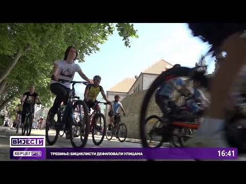 Trebinje: Biciklisti defilovali uicama 