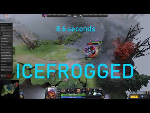 Dota 2 7.23 Patch. Pangolier got ICEFROGGED. 8,6 seconds of AOE stun