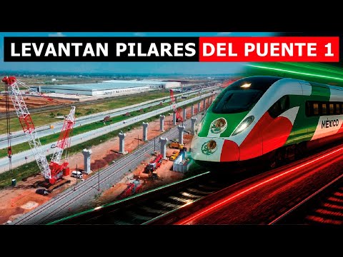 Tren AIFA–Pachuca; ya se levantan pilares del Puente 1 en Nextlalpan