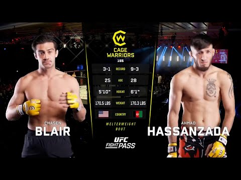 Ahmad Sohail Hassanzada vs Chasen Blair full fight