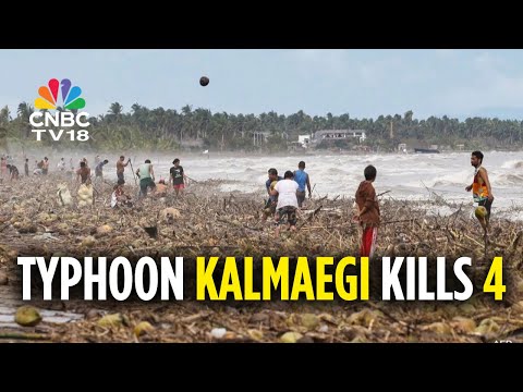 Philippines News: Typhoon Kalmaegi Wrecks Havoc In Philippines Resulting In 4 Deaths | N18G