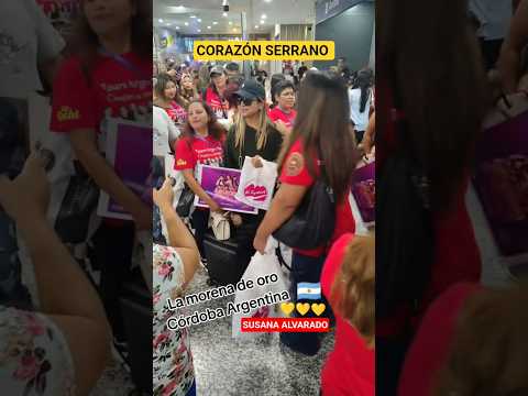 Susana Alvarado y los fans en Córdoba 🇦🇷 #corazonserrano #cumbia #corazonserrano #viral #parati #fyp