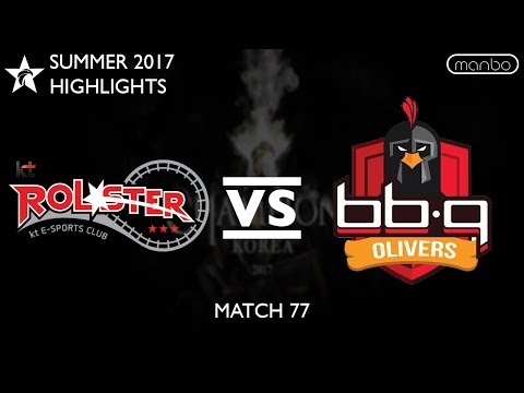 KT vs BBQ All Games Highlights LCK Summer 2017 kt Rolster vs bbq OLIVERS LoL eSports