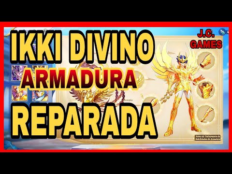 ARRUMA REPARADA IKKI DIVINO + COSMOS + HABILIDADES + 8° SENTINDO ( SAINT SEIYA OS CAVALEIROS DOS ZOD