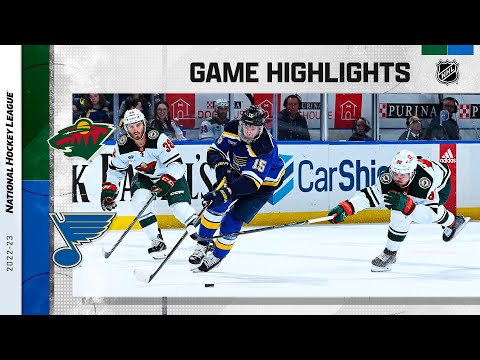 Wild @ Blues 3/15 | NHL Highlights 2023