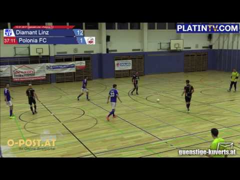 15.01.2017 Diamant Linz - Polonia FC - 13:1  (2. Halbzeit / 37:19) am 15.01.2017 17:21