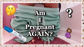 AM I PREGNANT AGAIN?! LIVE PREGNANCY TEST | MOM VLOG