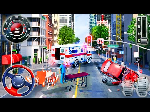 Ambulance Rescues Driver Simulator 2020 - City Emergency Van Survival 3D - Android GamePlay #2