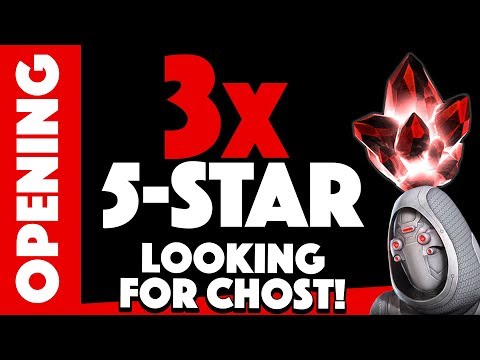 Looking For GHOST! 3x Five Star Crystal Opening!