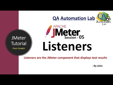 JMeter Tutorial S-05 | Listener in JMeter| How to add Listener in JMeter | QAAutomationlab